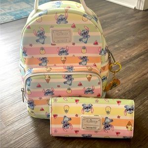 Disney Loungefly Sitch backpack and wallet